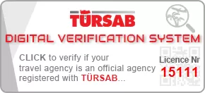 TURSAB DDSV 15111 verification badge