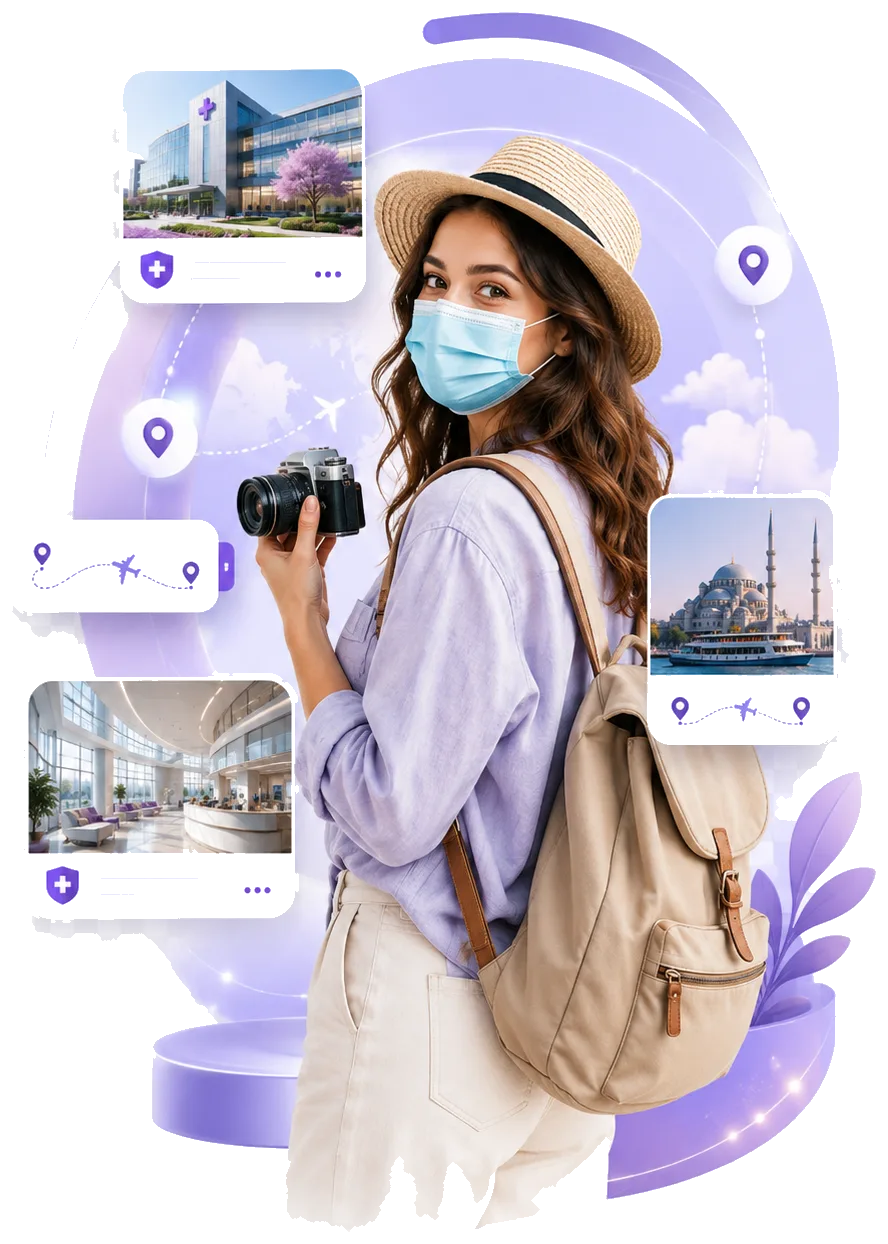 International patient planning treatment in Türkiye with hospital and travel cards